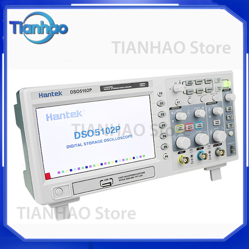 for Hantek DSO5102P Digital St - огляд і ціна Digital Storage Oscilloscope 100Mhz