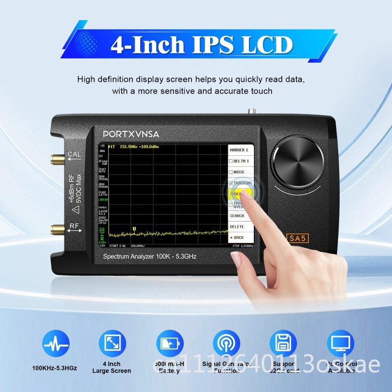 SA5 Multifunctional Handheld S - огляд і ціна Signal Generator Spectrum Analyzer